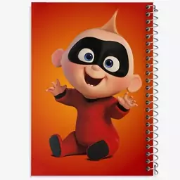 دفتر مشق 50 برگ خندالو طرح شگفت انگیزان The Incredibles  کد 1843