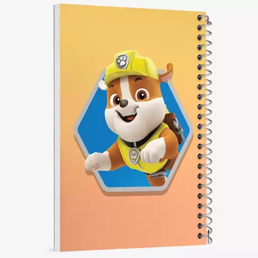 دفتر مشق 100 برگ خندالو طرح رابل سگ های نگهبان Paw Patrol  کد 12587