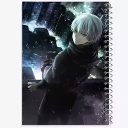 دفتر مشق 100 برگ خندالو طرح کانکی کن انیمه توکیو غول Tokyo Ghoul  کد 11908