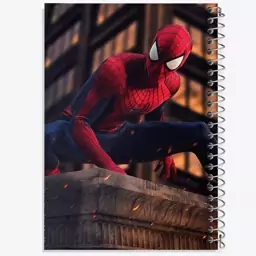 دفتر مشق 100 برگ خندالو طرح مرد عنکبوتی Spider Man  کد 13161