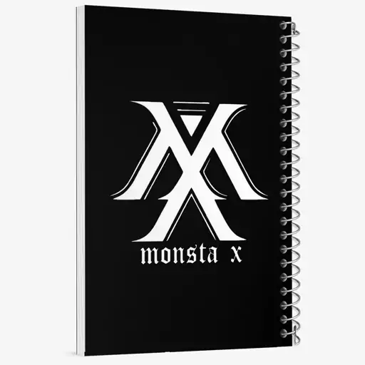 دفتر مشق 100 برگ خندالو طرح گروه مانستا اکس MONSTA X  کد 12258