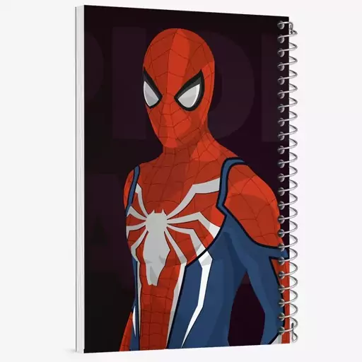 دفتر مشق 100 برگ خندالو طرح مرد عنکبوتی Spider Man  کد 13175