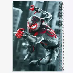 دفتر مشق 100 برگ خندالو طرح مرد عنکبوتی Spider Man  کد 13158