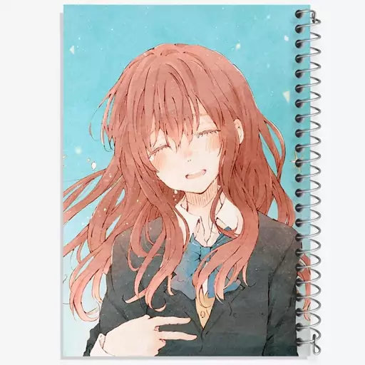 دفتر مشق 100 برگ خندالو طرح شوکو نیشیمیا انیمه سایلنت ویس A Silent Voice  کد 15773