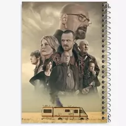 دفتر مشق 50 برگ خندالو طرح سریال بریکینگ بد Breaking Bad  کد 3167