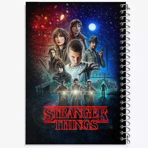 دفتر مشق 50 برگ خندالو طرح استرینجر تینگز  Stranger Things  کد 10845