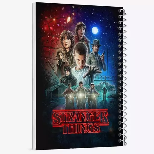 دفتر مشق 50 برگ خندالو طرح استرینجر تینگز  Stranger Things  کد 10845