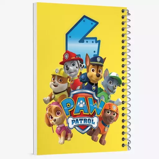 دفتر مشق 50 برگ خندالو طرح سگ های نگهبان Paw Patrol  کد 3127