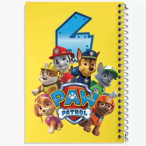 دفتر مشق 50 برگ خندالو طرح سگ های نگهبان Paw Patrol  کد 3127