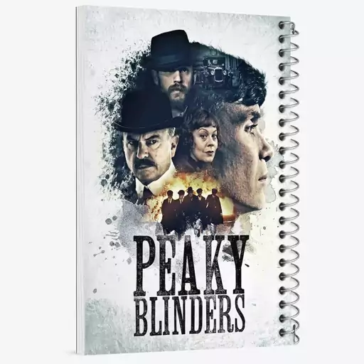 دفتر مشق 50 برگ خندالو طرح سریال پیکی بلایندرز Peaky Blinders  کد 3201