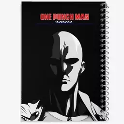 دفتر مشق 50 برگ خندالو طرح سایتاما انیمه مرد تک مشتی One Punch Man  کد 11342