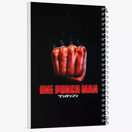 دفتر مشق 50 برگ خندالو طرح مشت سایتاما انیمه مرد تک مشتی One Punch Man  کد 11344