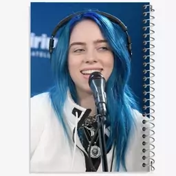 دفتر مشق 100 برگ خندالو طرح بیلی آیلیش Billie Eilish  کد 19138