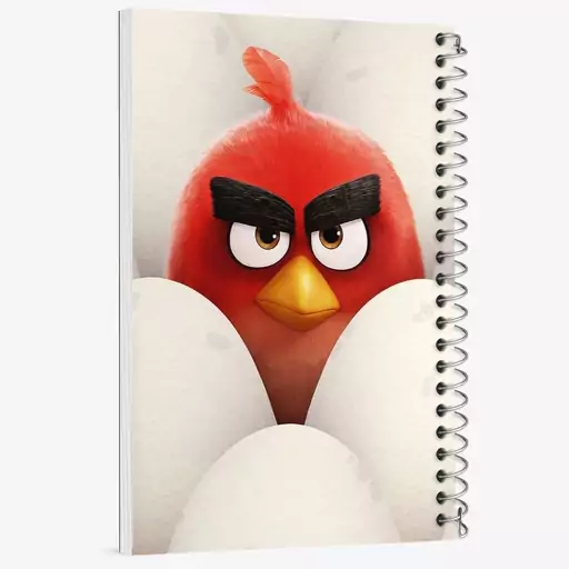 دفتر مشق 50 برگ خندالو طرح پرندگان خشمگین Angry Birds  کد 13876