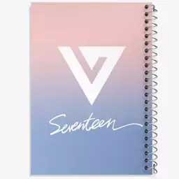 دفتر مشق 100 برگ خندالو طرح گروه سونتین Seventeen  کد 21659