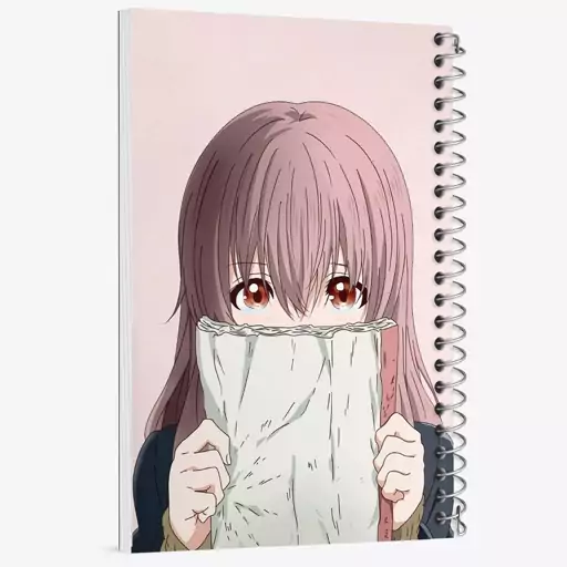 دفتر مشق 50 برگ خندالو طرح شوکو نیشیمیا انیمه سایلنت ویس A Silent Voice  کد 15835