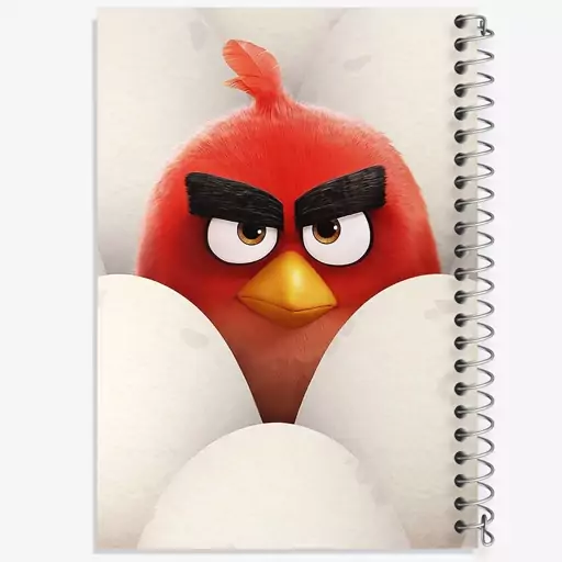 دفتر مشق 50 برگ خندالو طرح پرندگان خشمگین Angry Birds  کد 13876