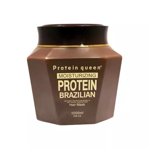 ماسک مو پروتئین کوئین مدل protein brazilian حجم 1000 میلی لیتر