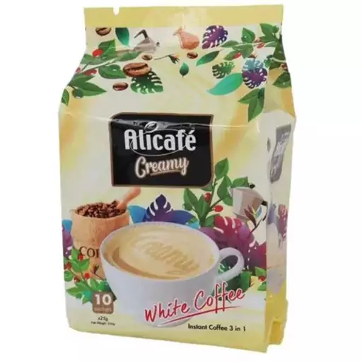 کافی میکس Alicafe مدل وایت کافی کرمی White coffee