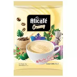 کافی میکس Alicafe مدل وایت کافی کرمی White coffee