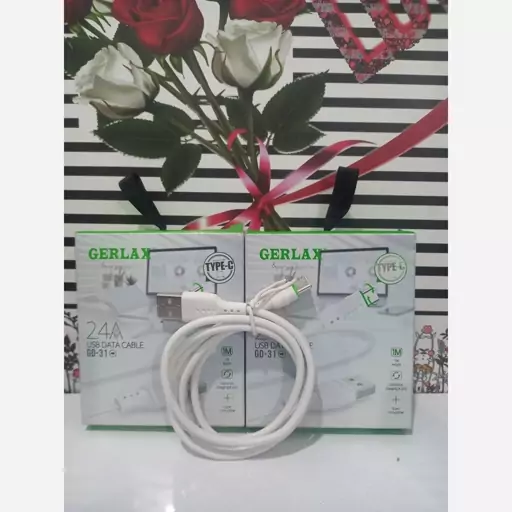 کابل شارژ فست GERLAX Type-C مدل GD-31 