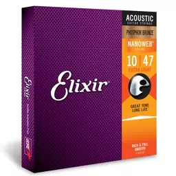 سیم گیتار اکوستیک الکسیر elixir 