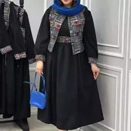 لباس زنانه مجلسی سه تیکه ژیله سارافون کمربند ماهرخ