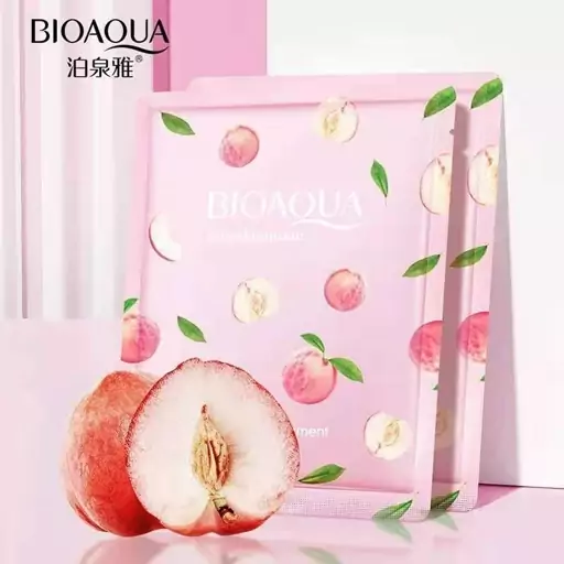 ماسک ورقه ای هلو بیوآکوا bioaqua