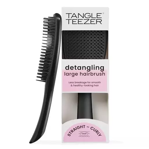 برس گره باز کن تنگل تیزر رنگ مشکی بزرگ مدل Tangle Teezer Ultimate Detangler Hairbrush