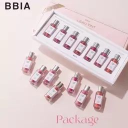 پک 7 عددی تینت و مینی رژ لب مایع کره جنوبی BBIA Leau Tint Mini Edition Kit