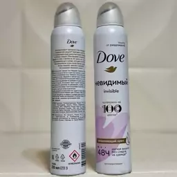 اسپری ضد تعریق زنانه اینویزیبل داو Dove Invisible Body Spray 200Ml