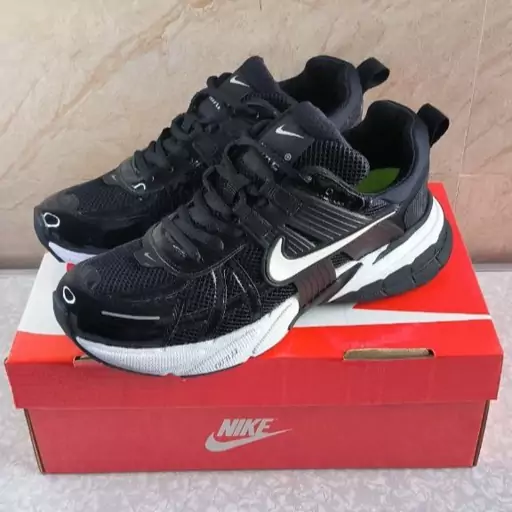 کفش کتونی ورزشی مردانه نایک جدید nike v2k رنگ مشکی