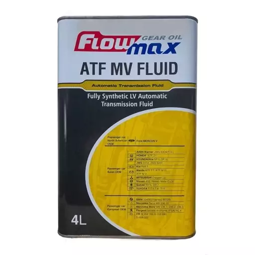 روغن گیربکس،دنده فلومکس مدل ATF MV FLUID فول سینتتیک  