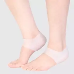 پاشنه پوش سیلیکونی ضد ترک پا  Anti-Crack Silicone Heel Pad Socks  کد محصول  82200 سایز بندی  تک سایز