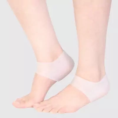 پاشنه پوش سیلیکونی ضد ترک پا  Anti-Crack Silicone Heel Pad Socks  کد محصول  82200 سایز بندی  تک سایز