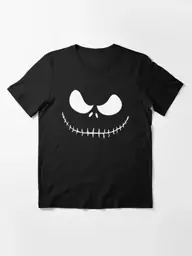 تی شرت کابوس پیش از کریسمس | تی شرت Nightmare Before Christmas طرح Skellington White Essential کد 109018 202