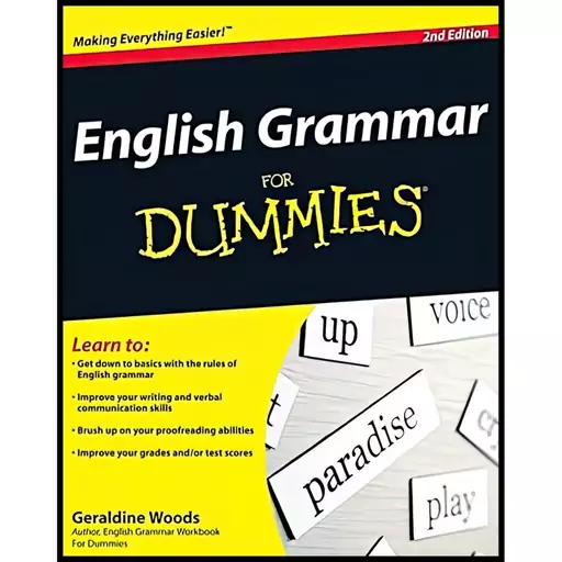 کتاب English Grammar For Dummies اثر Geraldine Woods انتشارات For Dummies