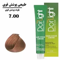 رنگ موی 100 میل شماره 7.00(بلوند پوشش قوی) دورلایت 