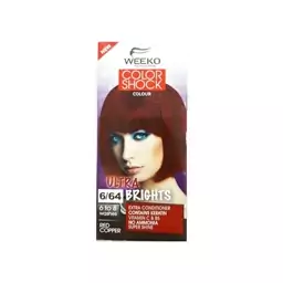 رنگ مو نیمه دائم ویکو شماره 6.64 رنگ قرمز مسی حجم 80 گرم