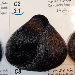 رنگ مو جوو C2 قهوه ای دودی تیره به شماره 3.1 در سرای کالا
