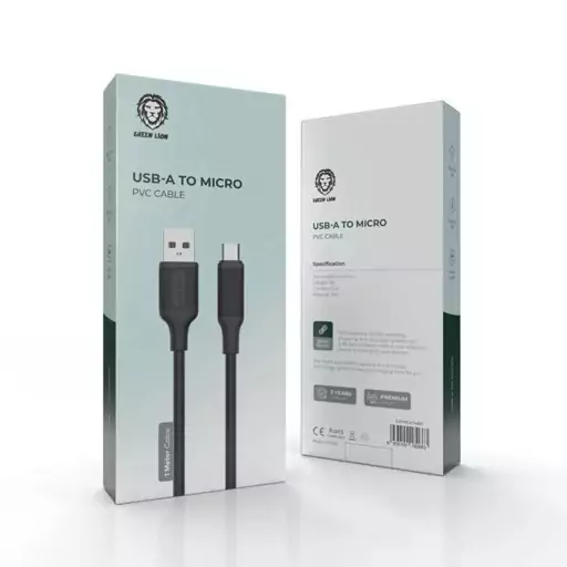 Green Lion USB-A to Micro PVC Cable