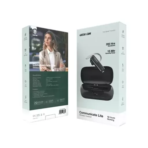 هدست بی سیم لایت گرین Green Communicate Lite Wireless Headset