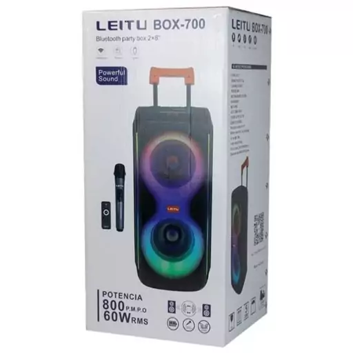 اسپیکر پارتی باکس LEITU مدل BOX-700