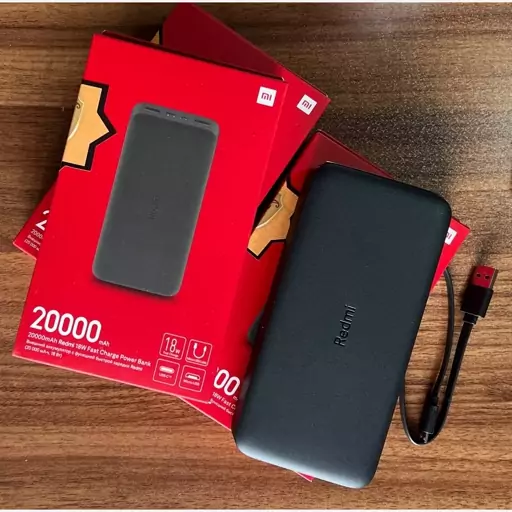 پاور بانک شیائومی مدل Redmi PB200LZM ظرفیت 20000 میلی آمپر ساعت