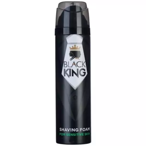 فوم اصلاح پوست حساس بلک کینگ 250 میل Black king