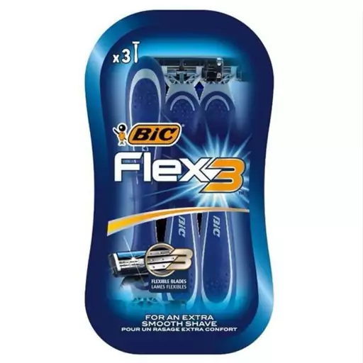 خودتراش بیک flex 3 بسته 3 عددی