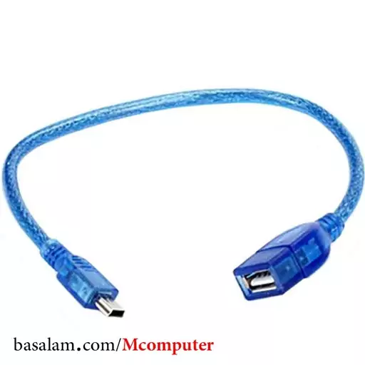 کابل ذوزنقه ای مادگی Usb به Miniusb رویال Royal