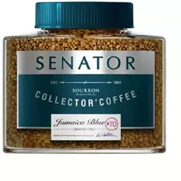   قهوه فوری گلد جامائیکا بلو 90 گرمی سناتور SENATOR Jamaica Blue FREEZE DRIED INSTANT COFFEE