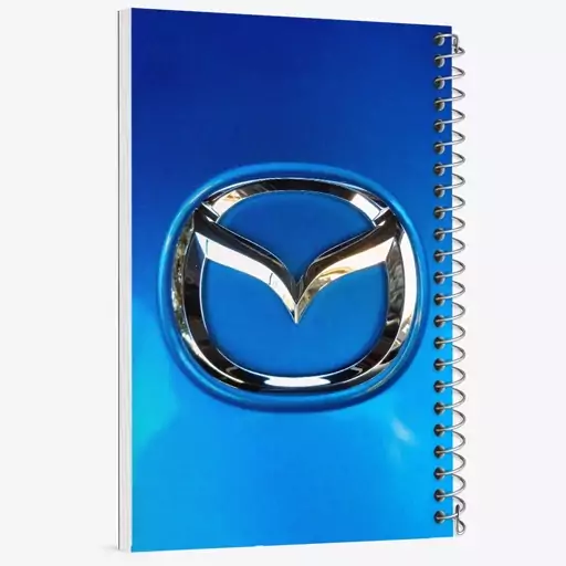 دفتر مشق 100 برگ خندالو طرح مزدا mazda  کد 23515