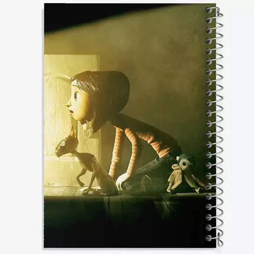 دفتر مشق 50 برگ خندالو طرح کورالاین Coraline  کد 20770